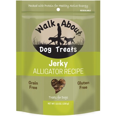 Walk About Alligator Jerky Dog Treats