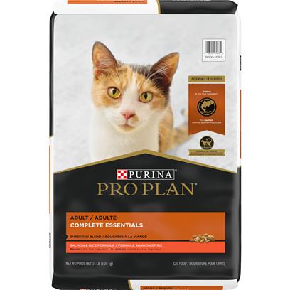 Purina Pro Plan Shredded Blend Salmon & Rice Formula With Probiotics High Protein Dry Cat Food