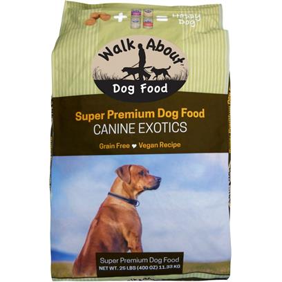 Walk About Grain Free Canine Exotics Vegan Recipe Dry Dog Food