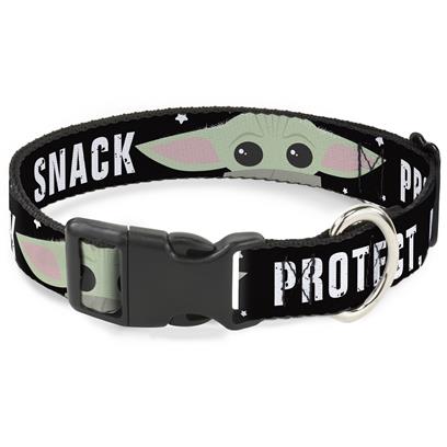 Buckle Down Star Wars The Child Chibi Face Protect Attack Snack Breakaway Cat Collar