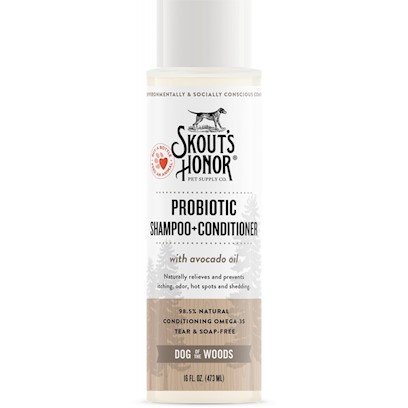 Skouts Honor Probiotic Shampoo Conditioner Dog of the Woods