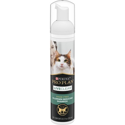 Purina Pro Plan LIVECLEAR Rinse-Free Allergen Reducing Cat Shampoo