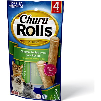 Inaba Cat Churu Rolls Chicken Recipe Wraps Tuna Recipe Cat Treats