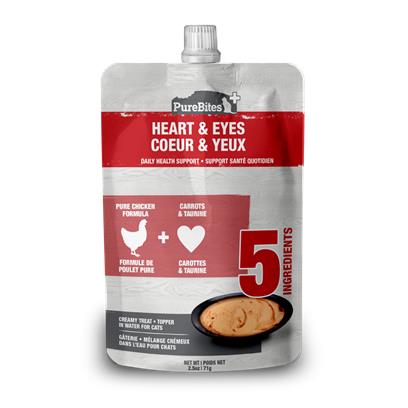PureBites Plus Squeezables Cat Treat Topper Heart & Eyes