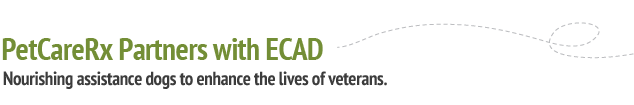 PetCareRx Partners with ECAD - Nourishing assistance dogs to enhance the lives of veterans