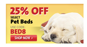 25% OFF Select Pet Beds - USE CODE: BED8 