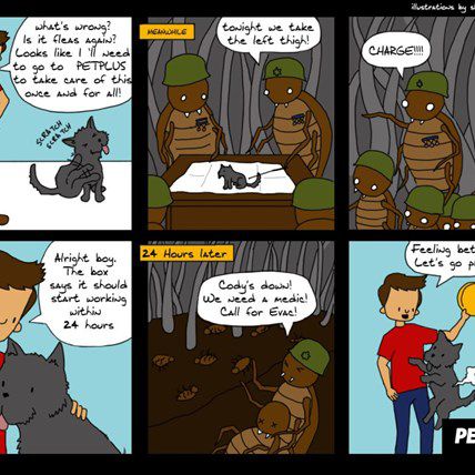 The Dog Fleas of War - A PetPlus Webcomic