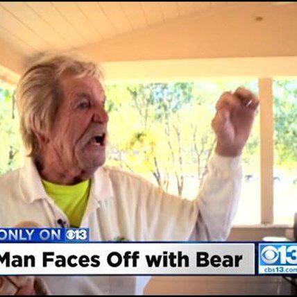 73-Year-Old Man Punches Bear to Save His Dog