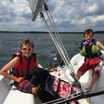 Hero Dog Rescues Father From Drowning In Front of Kids