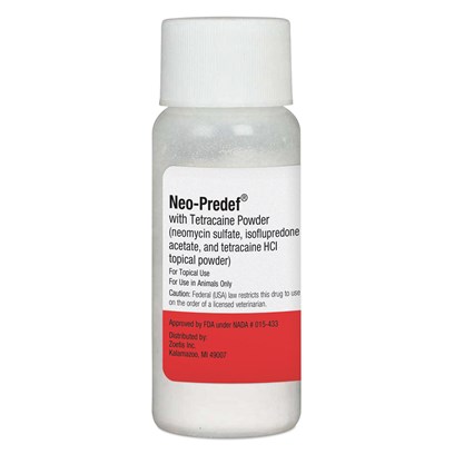 NEO-PREDEF with Tetracaine Powder