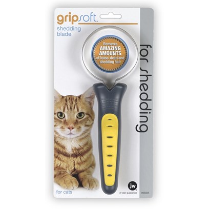JW Pet Gripsoft Cat Shedding Blade