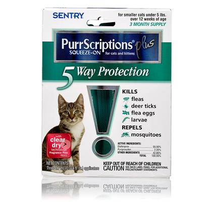 Sentry PurrScriptions Plus - Squeeze-On for Cats and Kittens