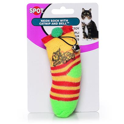 Catnip Neon Sock w/Bell