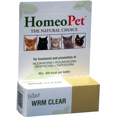 HomeoPet Wrm Clear for Cats
