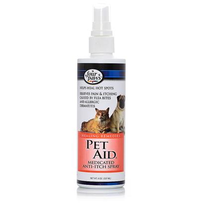 Four Paws Pet Aid Medicated Anti-Itch Spray 