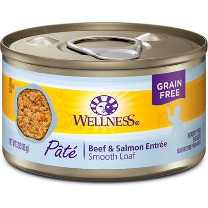 Wellness Beef and Salmon Formula Canned Cat Food