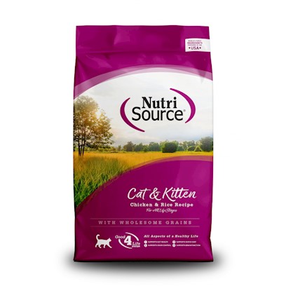 Tuffies Pet Nutrisource Cat/Kitten Chicken/Rice Dry Cat Food