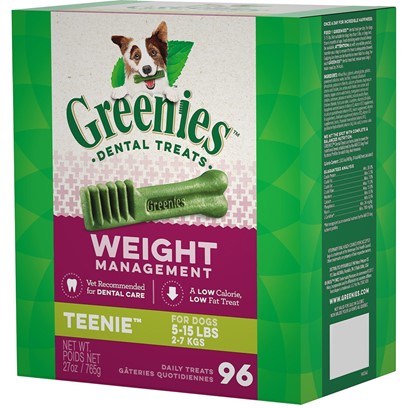 Greenies Weight Management Dental Treats for Teenie Dogs