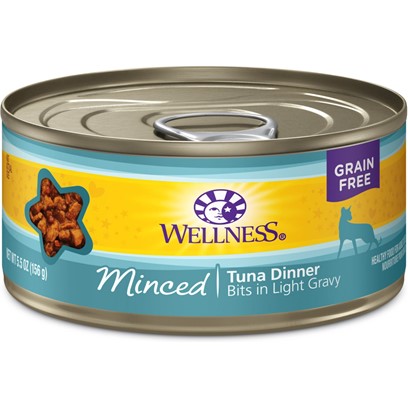 Wellness Minced Tuna Dinner Canned Cat Food