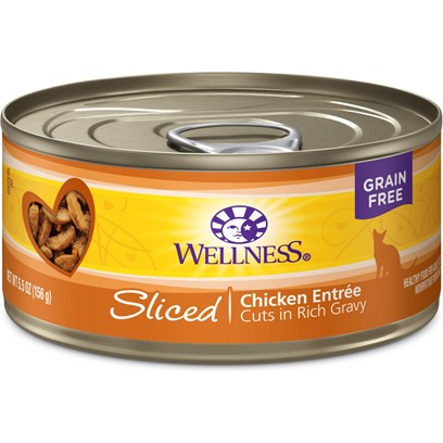 Wellness Sliced Chicken Entree Canned Cat Food