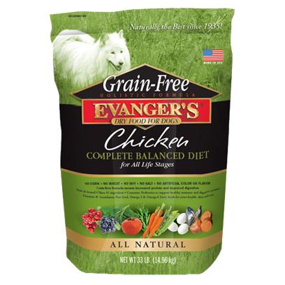 Evanger's Grain Free Chicken Adult Dry Dog Food 