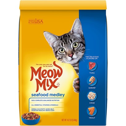 Meow Mix Seafood Medley Dry Cat Food