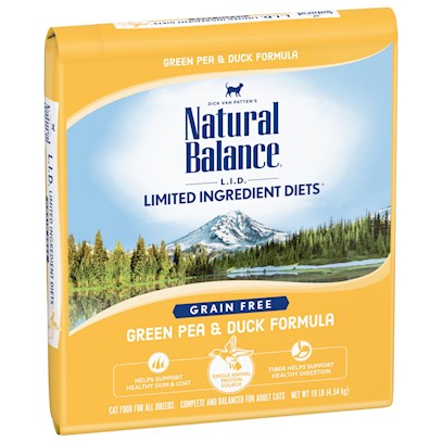Natural Balance L.I.D. Duck & Green Pea Dry Cat Formula