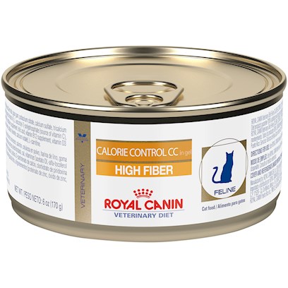 Royal Canin Veterinary Diet Feline Calorie Control Cc High Fiber In Gel Canned Cat Food