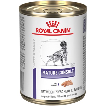 Royal Canin Veterinary Diet Canine Mature Consult Loaf In Sauce Canned Dog Food