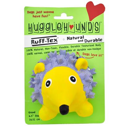 HuggleHounds Ruff-Tex Violet the Hedgehog Dog Toy