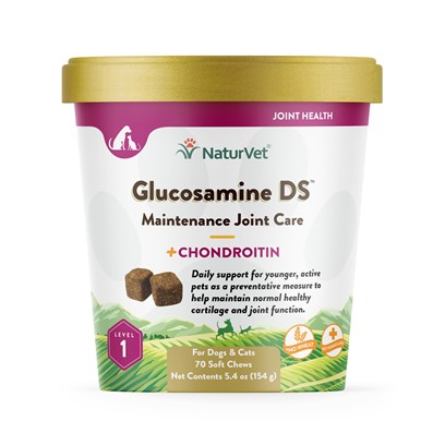 NaturVet Glucosamine DS Maintence Care Small & Medium Breeds