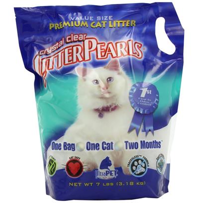 UltraPet Litter Pearls Crystal Clear Cat Litter
