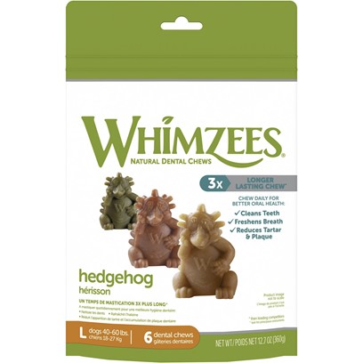 Whimzees Hedgehog Dental Dog Treats