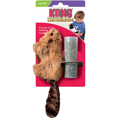 KONG Beaver Refillable Catnip Toy