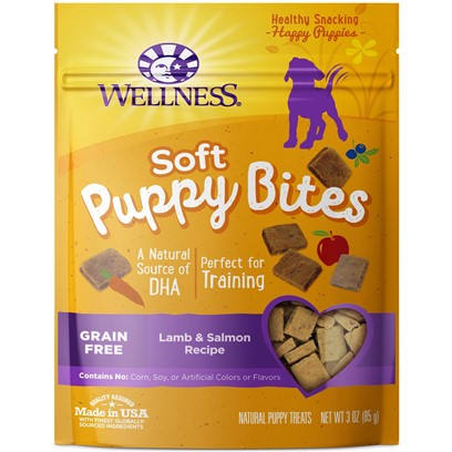 Wellness Soft Puppy Bites Lamb & Salmon Recipe Dog Treats