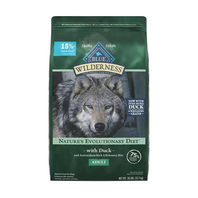 Blue Buffalo Wilderness Grain Free Duck Recipe Dry Dog Food