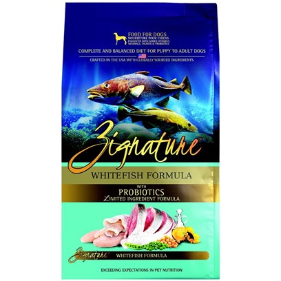 Zignature Limited Ingredient Diet Grain Free Whitefish Recipe Dry Dog Food