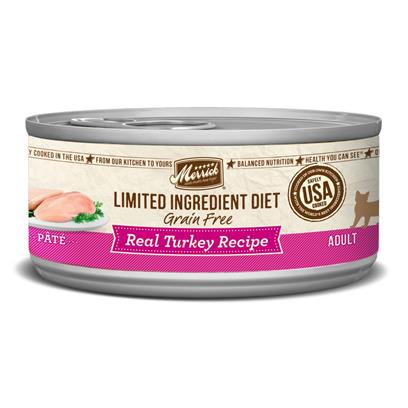 Merrick Limited Ingredient Diet Grain Free Real Turkey Pate Canned Cat Food