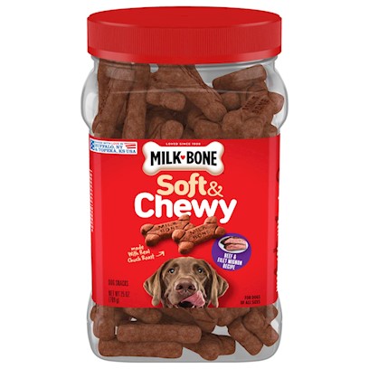 Milk-Bone Soft and Chewy Treats-Beef Filet Mignon