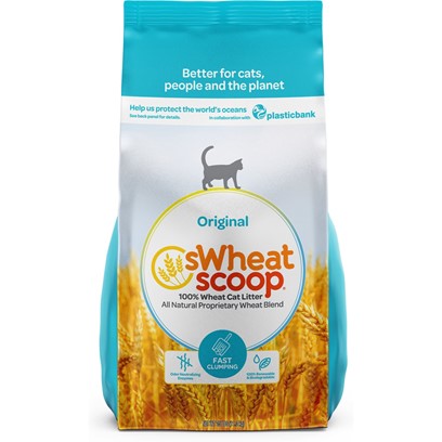 sWheat Scoop Fast Clumping Natural Original Cat Litter