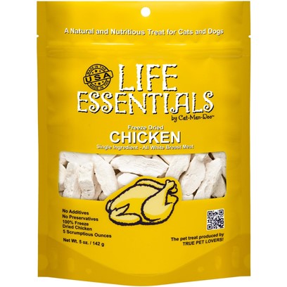 Cat-Man-Doo Grain Free Chicken Freeze-Dried Cat and Dog Treats