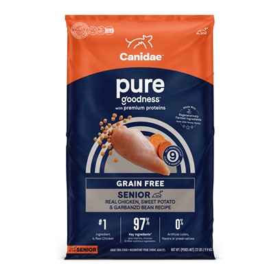 Canidae Grain Free PURE Meadow with Fresh Chicken Senior Formula Dry Dog Food