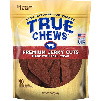 True Chews Premium Jerky Cuts with Real Steak Dog Treats