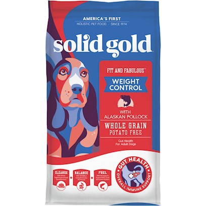 Solid Gold Fit and Fabulous Adult Low Fat and Low Calorie with Fresh Caught Alaskan Pollock Dry Dog Food