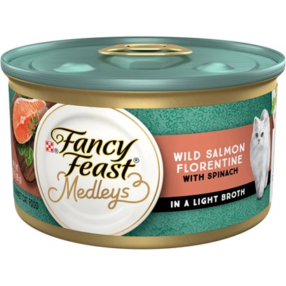 Fancy Feast Elegant Medleys Salmon Florentine Canned Cat Food