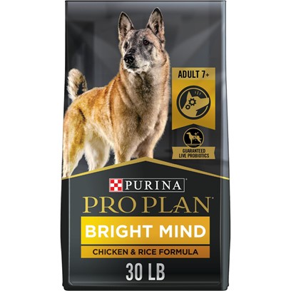 Purina Pro Plan Bright Mind Adult 7plus Chicken and Rice Formula Dry Dog Food