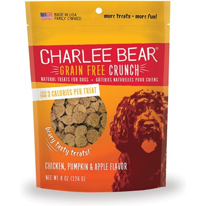 Charlee Bear Bear Crunch Grain Free Chicken, Pumpkin & Apple Dog Treats