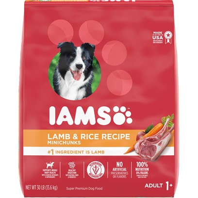 Iams Minichunks Adult Lamb and Rice Recipe Dry Dog Food