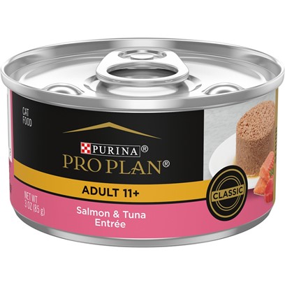 Purina Pro Plan Focus Senior Cat 11+ Salmon and Tuna Entree Canned Cat Food