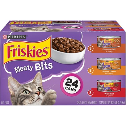Friskies Meaty Bits Variety Pack Canned Cat Food